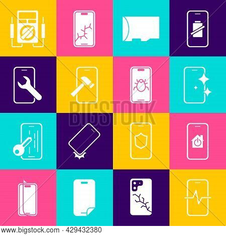 Set Phone Repair Service, Mobile With Smart Home, Glass Screen Protector, Micro Sd Memory Card, Brok