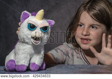 Feisty Pet Unicorn Plush Stuffed With Attitude