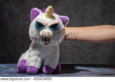 Feisty Pet Unicorn Plush Stuffed With Attitude