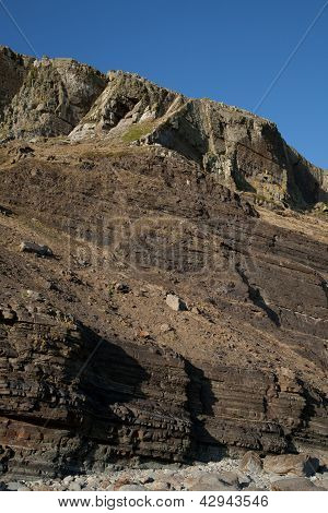 Sedimentære bjergarter.