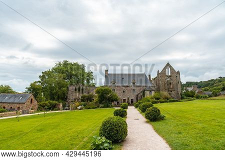 Abbaye De Beauport In The Village Of Paimpol, Côtes-d\'armor Department, French Brittany. France