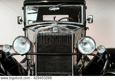 4 June 2019, Moscow, Russia: Front View Of French Car Chenard & Walcker Y6 1931. Classical Retro Car