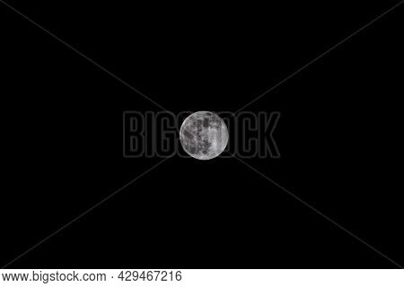 Amazing Full Moon With All The Craters Visible Clearly