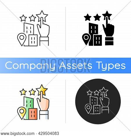 Goodwill Icon. Company Purchase. Intangible Business Asset. Sum Of The Net Fair Value. Enterprise Qu