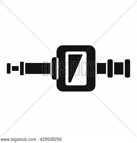 Modern Micrometer Icon Simple Vector. Caliper Scale. Micrometer Precision