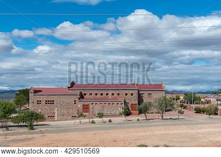 Oudtshoorn, South Africa - April 5, 2021: The Apostolic Faith Mission Church In Toekomsrus In Oudtsh