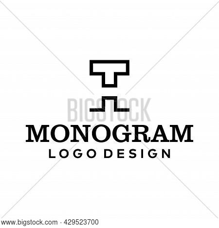 Unique And Clean Logo About The Letters T And H.
Eps 10, Vector.