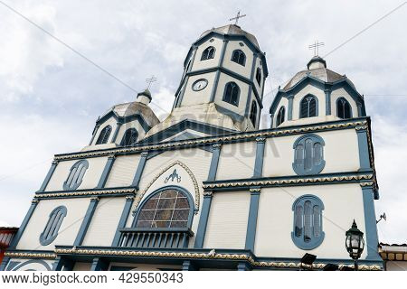 Low Angle Shot Of A Church Under The Clouds