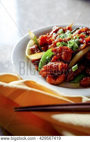 Delicious Authentic Japanese Teriyaki Chicken At Buffet Restaurant