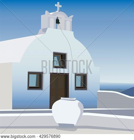 A Small Chapel In Soft Warm Colors