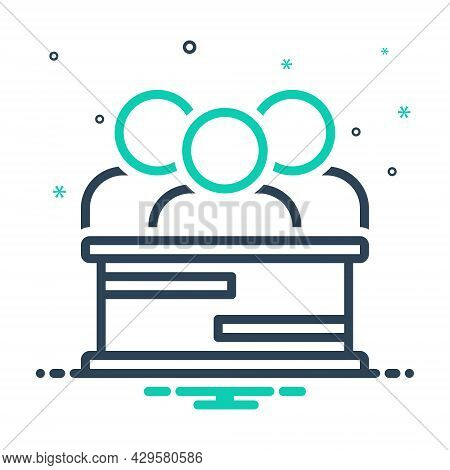Mix Icon For Jury Peers Punch Arbitrator Referee Judge Member Critic Tribunal Committee