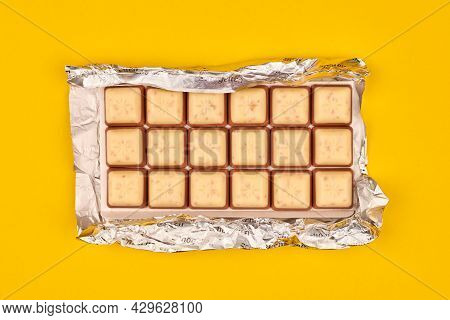Kaliningrad, Russia - 03.27.2021 - Schogetten Chocolate Trilogia. Delicious Germany Snack. Opened Pa