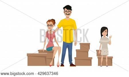 Cartoon Mom Dad Vector & Photo (Free Trial) | Bigstock