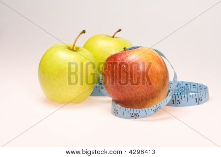 Pommes saines habitudes alimentaires