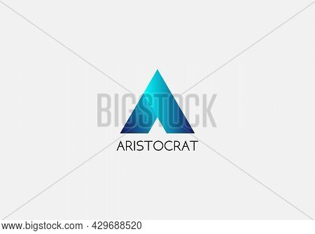 Aristocrat Abstract A Letter Modern Logo Design