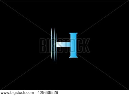 Abstract Modern H Letter Initial Logo Design Template
