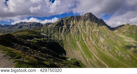Famous Timmelsjoch High Alpine Road In The Austrian Alps Also Called Passo Rombo - Travel Photograph
