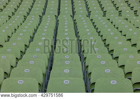 Audience Seats At Bregenz Performing Arts Festival On Lake Constance - Bregenz, Austria - July 28, 2
