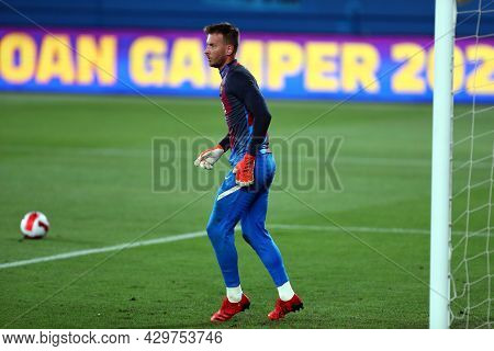 Barcelona, Spain. 08th August 2021 . Norberto Neto Of Fc Barcelona  During The Pre-season Friendly M