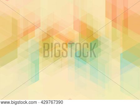 Abstract Geometric Colorful Cover, Background. Vector Design.