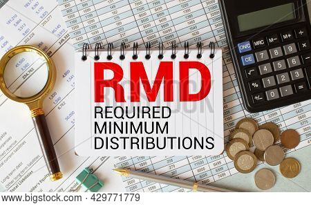Desktop Office Desk, Notebook, Glasses, Pen And Documents With Rmd Require Minimal Distribution On T