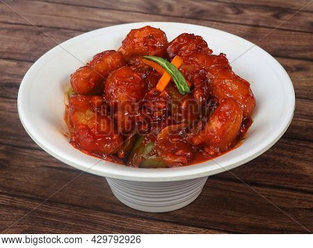 Veg Crispy Is Batter Fried Vegetables Tossed With Chinese Sauce Tastes Tangy. It's A Popular Starter