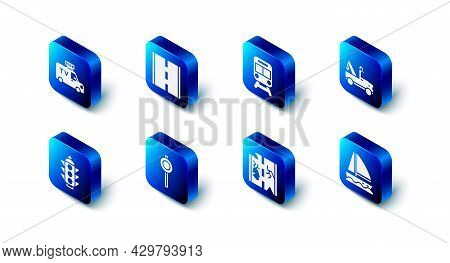 Set Road, Train And Railway, Tow Truck, Yacht Sailboat, Broken Road, Traffic Signpost, Traffic Light