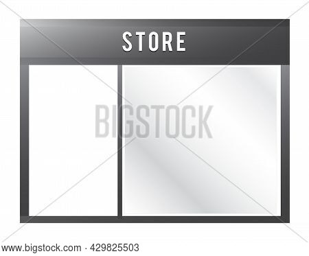 Shop Front Vector Vector & Photo (Free Trial) | Bigstock