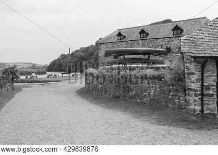 Cotehele Quay.cornwall.united Kingdom.july 23rd 2021.the Discovery Centre At Cotehele Quay In Cornwa