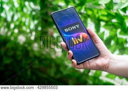 Popular Streaming Service Sony Liv On Mobile Smartphone Which Has Popular Indian Shows Delivered Ott