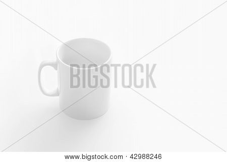 Hvid Cup på hvid