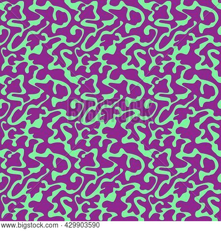 Vector Chaotic Abstract Ragged Acid Seamless Texture