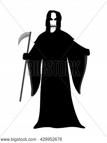 Human Skull With Shemagh Cloth. Vector Illustration.