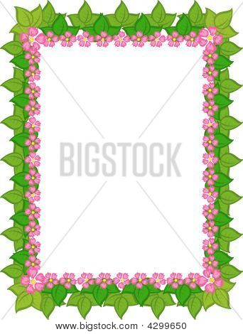 Blomstret kant