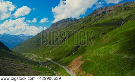 Amazing Nature At Timmelsjoch High Alpine Road In Austria - Travel Photography By Drone