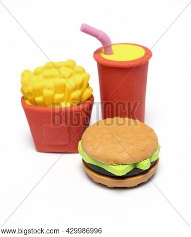 A Fast Food And Soft Drinks Toys