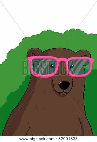 Hipster Bear