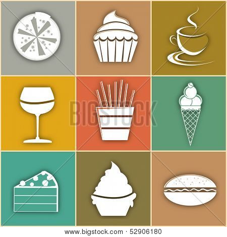 Restaurant menu card design. 