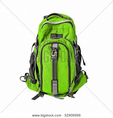 Backpack Isolated W/ Path