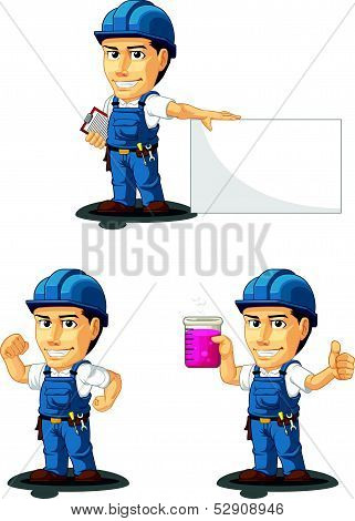Technician Or Repairman Mascot 6