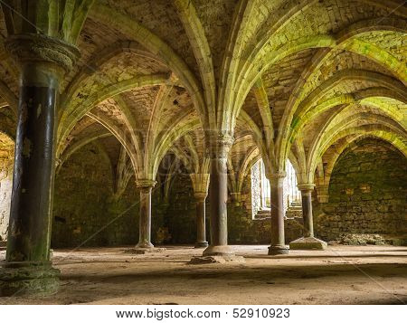 Arches At Battle Abbey At Hastings