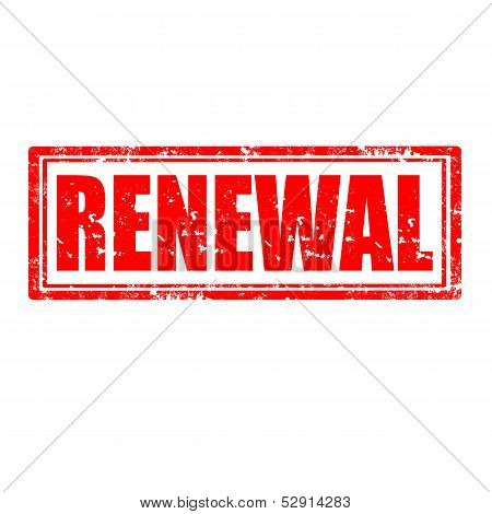 Renewal-stamp