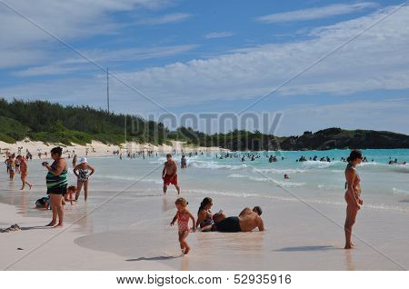 Horseshoe Bay Beach in Bermuda