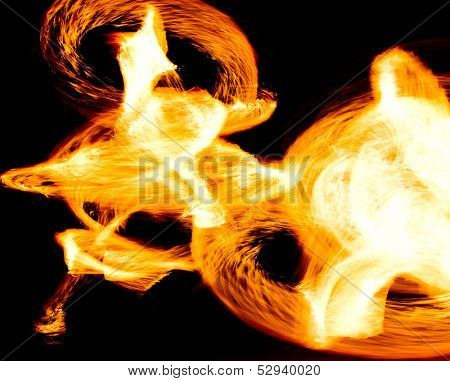 Gasoline Dance Orange Flames 