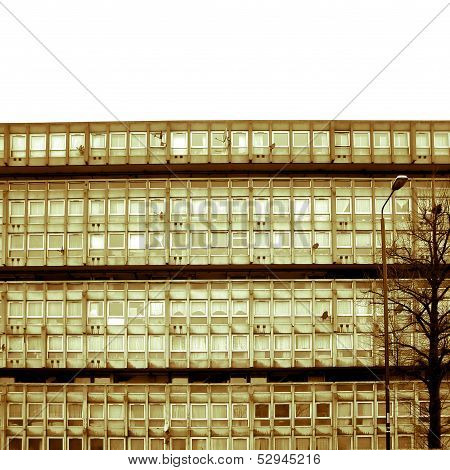 Retro Looking Robin Hood Gardens, London