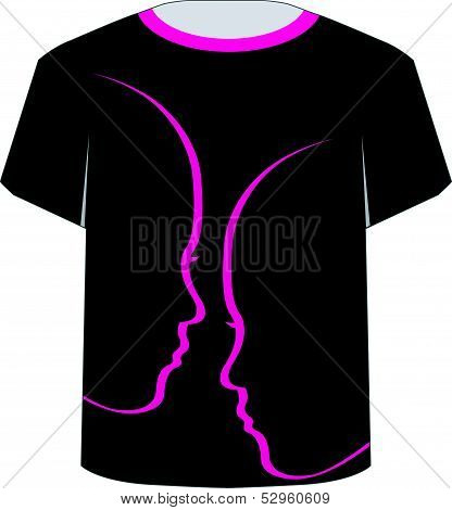 T Shirt Template- whispering ladies