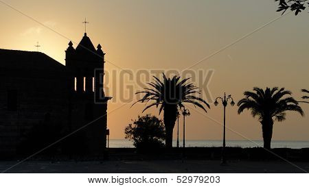 St. Nikolas Church at sunrise