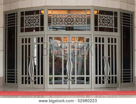Elegant Classical Large Two-leaf Door