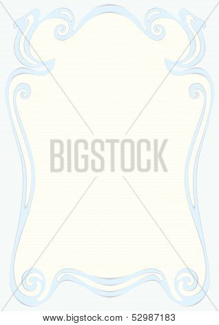 Christmas and New Year vector frame