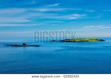Remote island in Scotland